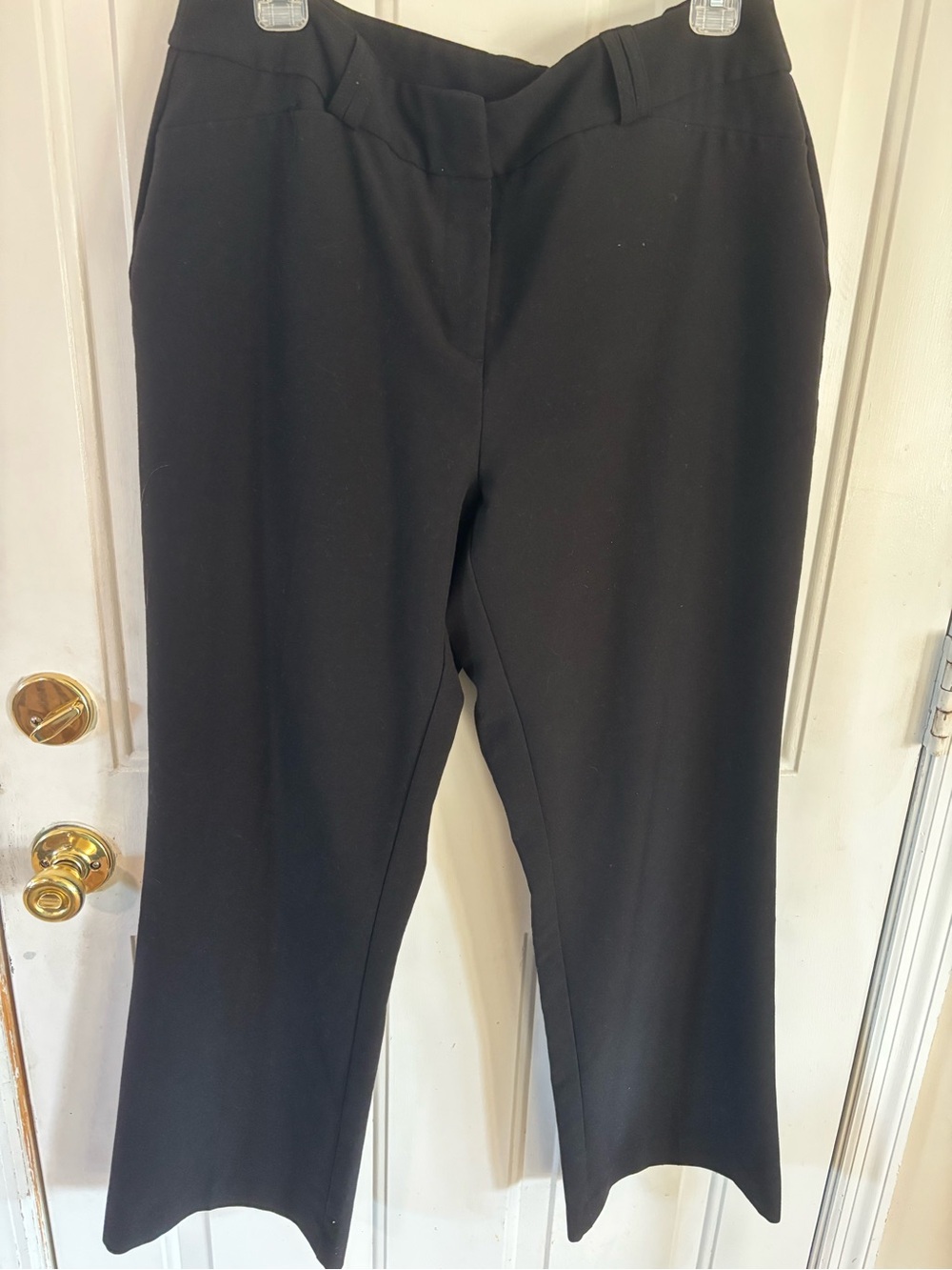 Alfani Black Wide-Leg Dress Pants